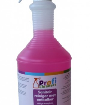 Sanitairreiniger met ontkalker Spray